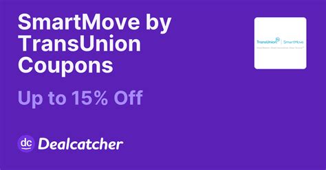 smartmove coupon|TransUnion SmartMove Coupons, Discounts and Promo Codes